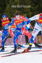 08.01.2023, Val di Fiemme, Italy (ITA): Hugo Lapalus (FRA) - FIS world cup cross-country, tour de ski, final climb, Val di Fiemme (ITA). www.nordicfocus.com. © Barbieri/NordicFocus. Every downloaded picture is fee-liable.
