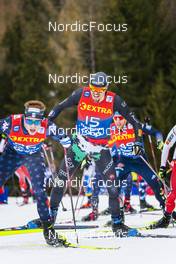 08.01.2023, Val di Fiemme, Italy (ITA): Francesco De Fabiani (ITA) - FIS world cup cross-country, tour de ski, final climb, Val di Fiemme (ITA). www.nordicfocus.com. © Barbieri/NordicFocus. Every downloaded picture is fee-liable.