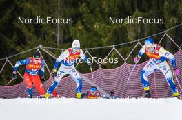 08.01.2023, Val di Fiemme, Italy (ITA): Michal Novak (CZE), William Poromaa (SWE), (l-r)  - FIS world cup cross-country, tour de ski, final climb, Val di Fiemme (ITA). www.nordicfocus.com. © Barbieri/NordicFocus. Every downloaded picture is fee-liable.