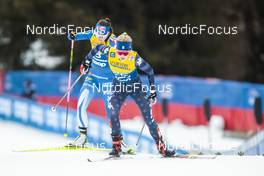 08.01.2023, Val di Fiemme, Italy (ITA): Sophia Laukli (USA) - FIS world cup cross-country, tour de ski, final climb, Val di Fiemme (ITA). www.nordicfocus.com. © Modica/NordicFocus. Every downloaded picture is fee-liable.