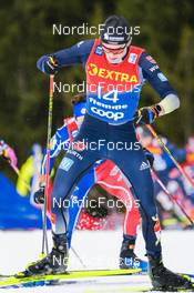 08.01.2023, Val di Fiemme, Italy (ITA): Friedrich Moch (GER) - FIS world cup cross-country, tour de ski, final climb, Val di Fiemme (ITA). www.nordicfocus.com. © Barbieri/NordicFocus. Every downloaded picture is fee-liable.