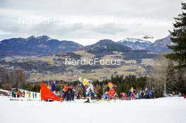 08.01.2023, Val di Fiemme, Italy (ITA): Frida Karlsson (SWE), Heidi Weng (NOR), Delphine Claudel (FRA), (l-r)  - FIS world cup cross-country, tour de ski, final climb, Val di Fiemme (ITA). www.nordicfocus.com. © Barbieri/NordicFocus. Every downloaded picture is fee-liable.