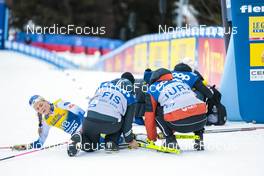 08.01.2023, Val di Fiemme, Italy (ITA): Anna Dyvik (SWE) - FIS world cup cross-country, tour de ski, final climb, Val di Fiemme (ITA). www.nordicfocus.com. © Modica/NordicFocus. Every downloaded picture is fee-liable.