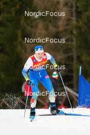 08.01.2023, Val di Fiemme, Italy (ITA): Olzhas Klimin (KAZ) - FIS world cup cross-country, tour de ski, final climb, Val di Fiemme (ITA). www.nordicfocus.com. © Barbieri/NordicFocus. Every downloaded picture is fee-liable.