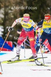 08.01.2023, Val di Fiemme, Italy (ITA): Teresa Stadlober (AUT) - FIS world cup cross-country, tour de ski, final climb, Val di Fiemme (ITA). www.nordicfocus.com. © Barbieri/NordicFocus. Every downloaded picture is fee-liable.