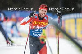 08.01.2023, Val di Fiemme, Italy (ITA): Russell Kennedy (CAN) - FIS world cup cross-country, tour de ski, final climb, Val di Fiemme (ITA). www.nordicfocus.com. © Modica/NordicFocus. Every downloaded picture is fee-liable.