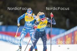 08.01.2023, Val di Fiemme, Italy (ITA): Sophia Laukli (USA) - FIS world cup cross-country, tour de ski, final climb, Val di Fiemme (ITA). www.nordicfocus.com. © Modica/NordicFocus. Every downloaded picture is fee-liable.