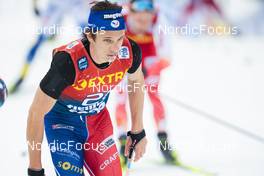 08.01.2023, Val di Fiemme, Italy (ITA): Clement Parisse (FRA) - FIS world cup cross-country, tour de ski, final climb, Val di Fiemme (ITA). www.nordicfocus.com. © Modica/NordicFocus. Every downloaded picture is fee-liable.