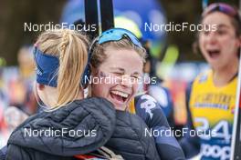 08.01.2023, Val di Fiemme, Italy (ITA): Sophia Laukli (USA), Julia Kern (USA), (l-r)  - FIS world cup cross-country, tour de ski, final climb, Val di Fiemme (ITA). www.nordicfocus.com. © Modica/NordicFocus. Every downloaded picture is fee-liable.