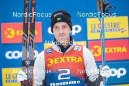 08.01.2023, Val di Fiemme, Italy (ITA): Calle Halfvarsson (SWE) - FIS world cup cross-country, tour de ski, final climb, Val di Fiemme (ITA). www.nordicfocus.com. © Modica/NordicFocus. Every downloaded picture is fee-liable.