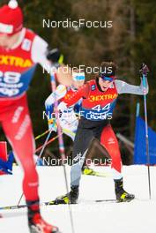 08.01.2023, Val di Fiemme, Italy (ITA): Remi Drolet (CAN) - FIS world cup cross-country, tour de ski, final climb, Val di Fiemme (ITA). www.nordicfocus.com. © Barbieri/NordicFocus. Every downloaded picture is fee-liable.