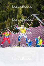 08.01.2023, Val di Fiemme, Italy (ITA): Heidi Weng (NOR), Frida Karlsson (SWE), (l-r)  - FIS world cup cross-country, tour de ski, final climb, Val di Fiemme (ITA). www.nordicfocus.com. © Barbieri/NordicFocus. Every downloaded picture is fee-liable.
