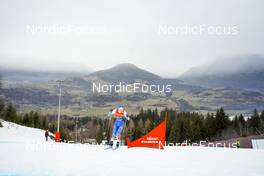 08.01.2023, Val di Fiemme, Italy (ITA): Olzhas Klimin (KAZ) - FIS world cup cross-country, tour de ski, final climb, Val di Fiemme (ITA). www.nordicfocus.com. © Barbieri/NordicFocus. Every downloaded picture is fee-liable.
