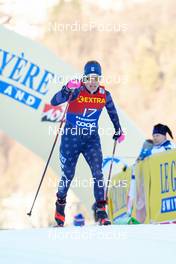 06.01.2023, Val di Fiemme, Italy (ITA): Rosie Brennan (USA) - FIS world cup cross-country, tour de ski, individual sprint, Val di Fiemme (ITA). www.nordicfocus.com. © Barbieri/NordicFocus. Every downloaded picture is fee-liable.