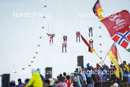06.01.2023, Val di Fiemme, Italy (ITA): Tereza Beranova (CZE), Mathilde Myhrvold (NOR), Lotta Udnes Weng (NOR), Tiril Udnes Weng (NOR), Krista Parmakoski (FIN), (l-r)  - FIS world cup cross-country, tour de ski, individual sprint, Val di Fiemme (ITA). www.nordicfocus.com. © Barbieri/NordicFocus. Every downloaded picture is fee-liable.