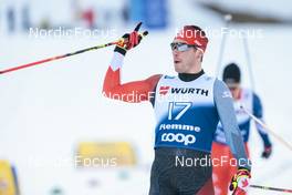 06.01.2023, Val di Fiemme, Italy (ITA): Antoine Cyr (CAN) - FIS world cup cross-country, tour de ski, individual sprint, Val di Fiemme (ITA). www.nordicfocus.com. © Modica/NordicFocus. Every downloaded picture is fee-liable.