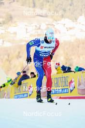 06.01.2023, Val di Fiemme, Italy (ITA): Clement Parisse (FRA) - FIS world cup cross-country, tour de ski, individual sprint, Val di Fiemme (ITA). www.nordicfocus.com. © Barbieri/NordicFocus. Every downloaded picture is fee-liable.