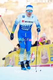 06.01.2023, Val di Fiemme, Italy (ITA): Olzhas Klimin (KAZ) - FIS world cup cross-country, tour de ski, individual sprint, Val di Fiemme (ITA). www.nordicfocus.com. © Barbieri/NordicFocus. Every downloaded picture is fee-liable.