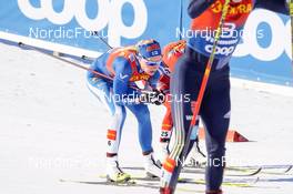 06.01.2023, Val di Fiemme, Italy (ITA): Anne Kyllonen (FIN), Heidi Weng (NOR), (l-r)  - FIS world cup cross-country, tour de ski, individual sprint, Val di Fiemme (ITA). www.nordicfocus.com. © Barbieri/NordicFocus. Every downloaded picture is fee-liable.