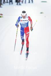 06.01.2023, Val di Fiemme, Italy (ITA): Hugo Lapalus (FRA) - FIS world cup cross-country, tour de ski, individual sprint, Val di Fiemme (ITA). www.nordicfocus.com. © Modica/NordicFocus. Every downloaded picture is fee-liable.