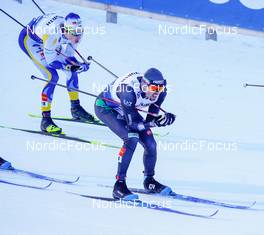 06.01.2023, Val di Fiemme, Italy (ITA): William Poromaa (SWE), Francesco De Fabiani (ITA), (l-r)  - FIS world cup cross-country, tour de ski, individual sprint, Val di Fiemme (ITA). www.nordicfocus.com. © Barbieri/NordicFocus. Every downloaded picture is fee-liable.