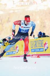 06.01.2023, Val di Fiemme, Italy (ITA): Graham Ritchie (CAN) - FIS world cup cross-country, tour de ski, individual sprint, Val di Fiemme (ITA). www.nordicfocus.com. © Barbieri/NordicFocus. Every downloaded picture is fee-liable.
