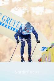 06.01.2023, Val di Fiemme, Italy (ITA): Ben Ogden (USA) - FIS world cup cross-country, tour de ski, individual sprint, Val di Fiemme (ITA). www.nordicfocus.com. © Barbieri/NordicFocus. Every downloaded picture is fee-liable.