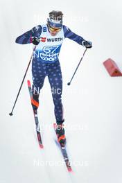06.01.2023, Val di Fiemme, Italy (ITA): Scott Patterson (USA) - FIS world cup cross-country, tour de ski, individual sprint, Val di Fiemme (ITA). www.nordicfocus.com. © Modica/NordicFocus. Every downloaded picture is fee-liable.