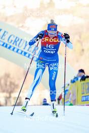 06.01.2023, Val di Fiemme, Italy (ITA): Anne Kyllonen (FIN) - FIS world cup cross-country, tour de ski, individual sprint, Val di Fiemme (ITA). www.nordicfocus.com. © Barbieri/NordicFocus. Every downloaded picture is fee-liable.