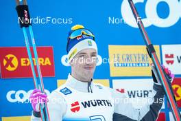 06.01.2023, Val di Fiemme, Italy (ITA): Calle Halfvarsson (SWE) - FIS world cup cross-country, tour de ski, individual sprint, Val di Fiemme (ITA). www.nordicfocus.com. © Barbieri/NordicFocus. Every downloaded picture is fee-liable.