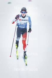 06.01.2023, Val di Fiemme, Italy (ITA): Remi Drolet (CAN) - FIS world cup cross-country, tour de ski, individual sprint, Val di Fiemme (ITA). www.nordicfocus.com. © Modica/NordicFocus. Every downloaded picture is fee-liable.