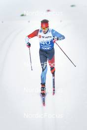 06.01.2023, Val di Fiemme, Italy (ITA): Olivier Leveille (CAN) - FIS world cup cross-country, tour de ski, individual sprint, Val di Fiemme (ITA). www.nordicfocus.com. © Modica/NordicFocus. Every downloaded picture is fee-liable.