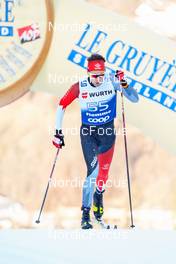 06.01.2023, Val di Fiemme, Italy (ITA): Samuel Gary Hendry (CAN) - FIS world cup cross-country, tour de ski, individual sprint, Val di Fiemme (ITA). www.nordicfocus.com. © Barbieri/NordicFocus. Every downloaded picture is fee-liable.