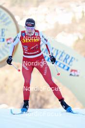 06.01.2023, Val di Fiemme, Italy (ITA): Nadine Faehndrich (SUI) - FIS world cup cross-country, tour de ski, individual sprint, Val di Fiemme (ITA). www.nordicfocus.com. © Barbieri/NordicFocus. Every downloaded picture is fee-liable.
