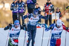 06.01.2023, Val di Fiemme, Italy (ITA): James Clinton Schoonmaker (USA) - FIS world cup cross-country, tour de ski, individual sprint, Val di Fiemme (ITA). www.nordicfocus.com. © Modica/NordicFocus. Every downloaded picture is fee-liable.
