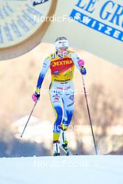 06.01.2023, Val di Fiemme, Italy (ITA): Frida Karlsson (SWE) - FIS world cup cross-country, tour de ski, individual sprint, Val di Fiemme (ITA). www.nordicfocus.com. © Barbieri/NordicFocus. Every downloaded picture is fee-liable.