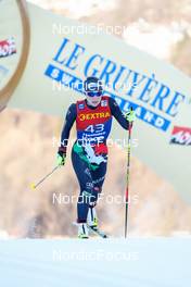 06.01.2023, Val di Fiemme, Italy (ITA): Anna Comarella (ITA) - FIS world cup cross-country, tour de ski, individual sprint, Val di Fiemme (ITA). www.nordicfocus.com. © Barbieri/NordicFocus. Every downloaded picture is fee-liable.