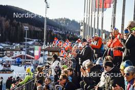 06.01.2023, Val di Fiemme, Italy (ITA): Norwegian fans - FIS world cup cross-country, tour de ski, individual sprint, Val di Fiemme (ITA). www.nordicfocus.com. © Barbieri/NordicFocus. Every downloaded picture is fee-liable.