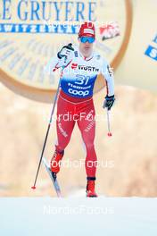 06.01.2023, Val di Fiemme, Italy (ITA): Cyril Faehndrich (SUI) - FIS world cup cross-country, tour de ski, individual sprint, Val di Fiemme (ITA). www.nordicfocus.com. © Barbieri/NordicFocus. Every downloaded picture is fee-liable.