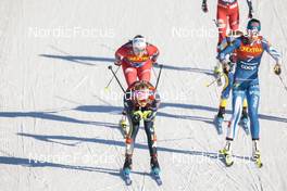 06.01.2023, Val di Fiemme, Italy (ITA): Laura Gimmler (GER), Kerttu Niskanen (FIN), (l-r)  - FIS world cup cross-country, tour de ski, individual sprint, Val di Fiemme (ITA). www.nordicfocus.com. © Modica/NordicFocus. Every downloaded picture is fee-liable.