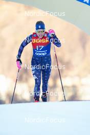 06.01.2023, Val di Fiemme, Italy (ITA): Rosie Brennan (USA) - FIS world cup cross-country, tour de ski, individual sprint, Val di Fiemme (ITA). www.nordicfocus.com. © Barbieri/NordicFocus. Every downloaded picture is fee-liable.