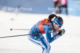 06.01.2023, Val di Fiemme, Italy (ITA): Krista Parmakoski (FIN) - FIS world cup cross-country, tour de ski, individual sprint, Val di Fiemme (ITA). www.nordicfocus.com. © Modica/NordicFocus. Every downloaded picture is fee-liable.