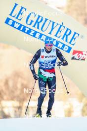 06.01.2023, Val di Fiemme, Italy (ITA): Simone Mocellini (ITA) - FIS world cup cross-country, tour de ski, individual sprint, Val di Fiemme (ITA). www.nordicfocus.com. © Barbieri/NordicFocus. Every downloaded picture is fee-liable.