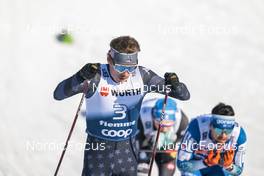 06.01.2023, Val di Fiemme, Italy (ITA): Ben Ogden (USA) - FIS world cup cross-country, tour de ski, individual sprint, Val di Fiemme (ITA). www.nordicfocus.com. © Modica/NordicFocus. Every downloaded picture is fee-liable.