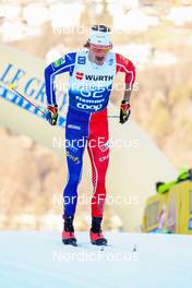 06.01.2023, Val di Fiemme, Italy (ITA): Hugo Lapalus (FRA) - FIS world cup cross-country, tour de ski, individual sprint, Val di Fiemme (ITA). www.nordicfocus.com. © Barbieri/NordicFocus. Every downloaded picture is fee-liable.