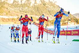 06.01.2023, Val di Fiemme, Italy (ITA): Mathilde Myhrvold (NOR), Astrid Oeyre Slind (NOR), +7+, (l-r)  - FIS world cup cross-country, tour de ski, individual sprint, Val di Fiemme (ITA). www.nordicfocus.com. © Barbieri/NordicFocus. Every downloaded picture is fee-liable.