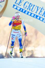 06.01.2023, Val di Fiemme, Italy (ITA): Frida Karlsson (SWE) - FIS world cup cross-country, tour de ski, individual sprint, Val di Fiemme (ITA). www.nordicfocus.com. © Barbieri/NordicFocus. Every downloaded picture is fee-liable.