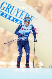 06.01.2023, Val di Fiemme, Italy (ITA): Scott Patterson (USA) - FIS world cup cross-country, tour de ski, individual sprint, Val di Fiemme (ITA). www.nordicfocus.com. © Barbieri/NordicFocus. Every downloaded picture is fee-liable.
