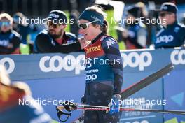 06.01.2023, Val di Fiemme, Italy (ITA): Rosie Brennan (USA) - FIS world cup cross-country, tour de ski, individual sprint, Val di Fiemme (ITA). www.nordicfocus.com. © Modica/NordicFocus. Every downloaded picture is fee-liable.