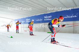 07.01.2023, Val di Fiemme, Italy (ITA): Sindre Bjoernestad Skar (NOR), Adam Fellner (CZE), (l-r)  - FIS world cup cross-country, tour de ski, mass, Val di Fiemme (ITA). www.nordicfocus.com. © Barbieri/NordicFocus. Every downloaded picture is fee-liable.